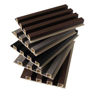 Panneau mural en PVC imperméable, design d'intérieur WPC, panneau mural en <span class=keywords><strong>bois</strong></span> massif, grille murale en <span class=keywords><strong>bois</strong></span> massif à vendre - Product Image 6