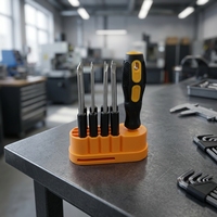 Jeu de tournevis magnétique OEM 9 en 1, 45 embouts interchangeables en acier, kit d'outils manuels en boîte pour la réparation automobile, l'entretien domestique et le bricolage
