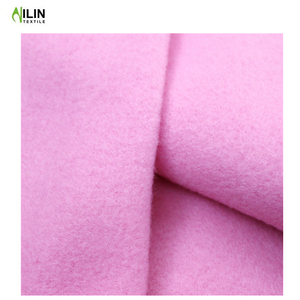 Tissu polaire tricoté uni teint en fil continu 100 % polyester de haute qualité, brossé d'un côté, pour sweat-shirt - Product Image 3