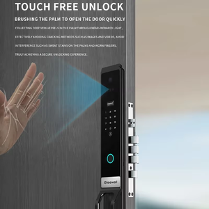 Serratura Intelligente Tuya WiFi con Riconoscimento RFID, Impronta Digitale e Vene Palmari, Videocitofono Compatibile con Alexa - Product Image 2