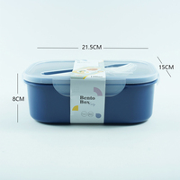 Boîte à lunch Foska à compartiments pour enfants, 3 compartiments, contenants à lunch faciles à ouvrir, contenants à lunch scolaires pour filles et garçons