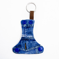 T1128 Hot Selling zufällige Stoff windel Schlüssel bund Aufbewahrung schlüssel tasche für Männer und Frauen