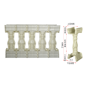 Moule en plastique de style européen pour balustre en béton Moule de pilier économique pour balustre préfabriqué - Product Image 2