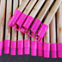 Vente chaude balai en bois laqué manche de balai vernis revêtement 120cm 150cm longueur 25mm diamètre bâton de balai en bois