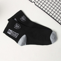 Chaussettes mi-mollet pour homme, sport et décontractées, tricotées, respirantes, anti-bactériennes, polyester/coton, absorbant la transpiration, tendance, automne-hiver