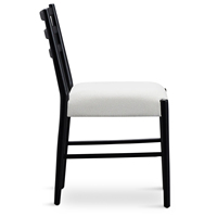 Chaises de salle à manger modernes du milieu du siècle Chaises de salle à manger de cuisine rembourrées en lin Chaises d'appoint de salle à manger