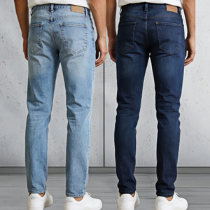 Venta al Por Mayor Jeans de Marca de Diseñador Streetstyle para Hombre de Alta Calidad Corte Slim Fit Casual Desgastados Lavados - Product Image 3