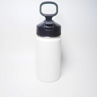 Bouteille d'eau de voyage en acier inoxydable à double paroi isolée sous vide, élégante et classique, écologique, 350 ml (12 oz), JH035, couleur et logo personnalisés