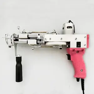 2in1 Elektrische Tuften Fabrikant Tapijt Maken Tapijt Machine Gesneden Stapel Lus Hand Tufting Pistool Voor Diy