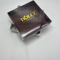 Boîte en papier personnalisée pour emporter des gâteaux de boulangerie, boîte d'emballage pour chocolat avec couvercle transparent en PET
