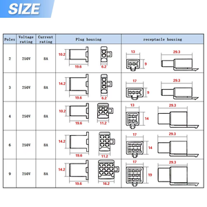 580 buah <span class=keywords><strong>2</strong></span>.8mm Pitch Pin Header Crimp <span class=keywords><strong>2</strong></span> 3 4 6 9 Male Plug Housing Terminal kawat elektronik Harness untuk berbagai - Product Image 5
