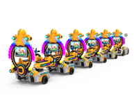 Tren Eléctrico sin Rieles para Niños, Modelo Nailong Escort, con Capacidad para 10 Pasajeros, para Niños, Adultos y Padres, con Juegos en Pantalla Gratuitos