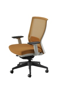 Mesh Executive Swivel Computer Task <strong>Chair</strong> Plastic Ergonomic Mesh <strong>Office</strong> <strong>Chair</strong> with <strong>Adjustable</strong> <strong>Arms</strong> and Thick Padding Seat - Product Image 5
