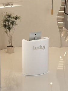 Mostrador de recepción de la empresa K, mostrador de recepción de hotel, salón de belleza y servicio de estética, mostrador de recepción de local comercial - Product Image 2