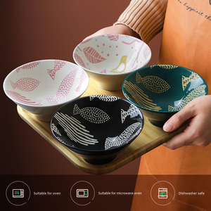 Ensemble d'assiettes de cuisine japonaise vaisselle de table bols en céramique vaisselle pour restaurants luxe - Product Image 2