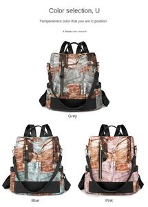 <span class=keywords><strong>Sac</strong></span> à dos imperméable pour femmes 2025, nouveau style, grande capacité, simple et polyvalent, <span class=keywords><strong>sac</strong></span> à dos de voyage léger et tendance pour femmes - Product Image 4