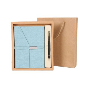 Agenda 2024 A5 personnalisé, coffret cadeau de luxe en cuir souple, carnet de notes de luxe avec stylo et boucle métallique, 365 jours - Product Image 3