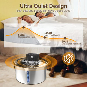 Dispensador de Agua Inteligente <span class=keywords><strong>para</strong></span> Mascotas 1688, Silencioso, con Sensor de Movimiento, de Acero Inoxidable, 7L, Bebedero Automático <span class=keywords><strong>para</strong></span> Gatos, Recipiente Filtrante <span class=keywords><strong>para</strong></span> Perros - Product Image 6