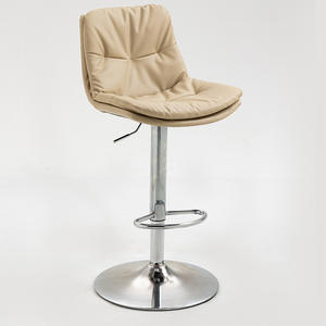 Taburetes <span class=keywords><strong>de</strong></span> Bar <span class=keywords><strong>de</strong></span> Cuero PU con Base Dorada Anji WEIHAO para Cocina - Product Image 6