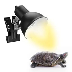 ısı lambası kelepçe ışık Suppliers-Kaplumbağa Sunback ışık güneş ışığı kaplumbağa tırmanmaya Pet kaplumbağa kertenkele çok açılı ayar ısıtma yalıtım kelepçe ışık
