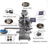 Machine à enrober les pâtisseries pour croissants fourrés aux biscuits, à la crème au chocolat, au nougat et aux guimauves, pour des collations sucrées