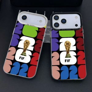 Coque de téléphone portable Coupe du Monde de football 2026 avec impression UV, coque arrière pour iPhone 17Air, accessoire OEM personnalisé, vente en gros d'usine - Product Image 1