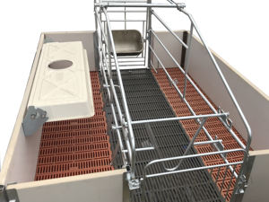 Lit de mise bas standard 1800, galvanisé à chaud - Product Image 4