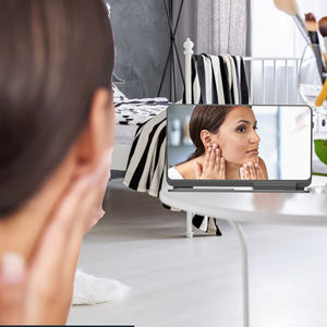 2024 led dijital <span class=keywords><strong>alarm</strong></span> saat 2 in 1 15W hızlı kablosuz şarj saat dijital kablosuz şarj istasyonu ile cep telefon tutucu - Product Image 5