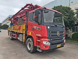 Camión bomba de hormigón SANY SY5282THB usado de 38 m, chasis Mercedes disponible, maquinaria de bombeo de hormigón para proyectos de construcción. - Product Image 1