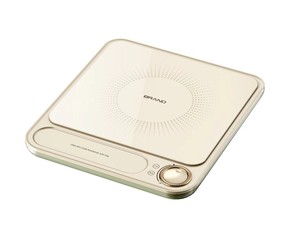 Table de cuisson à <span class=keywords><strong>induction</strong></span> portable ultra-mince MINSLAN 1800W avec bouton or rose et verre cristal noir de qualité A - Product Image 5