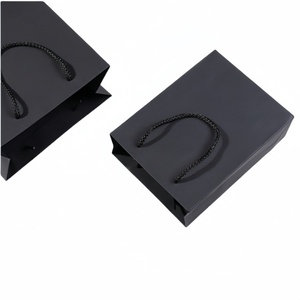 Sac en papier pliable grande capacité personnalisé, sac de courses écologique avec impression de logo, porte-épicerie tendance - Product Image 3