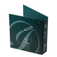 Reliure à 4 anneaux en métal pour bureau, compatible avec le papier A4, avec couleurs et logo personnalisés