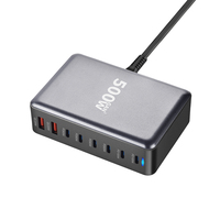 320W 440W 500W GaN Multifonction 4C4A 5C3A Station Multiport De Charge Super Rapide Pour Ordinateur Portable Pour iPhone 16 15 14 Adaptateur De Bureau