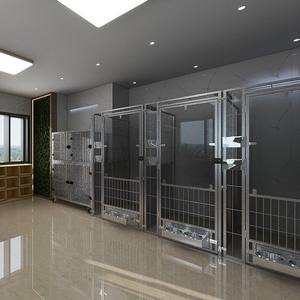 Hayvan barınağı Moorpark Hondenkooien Metalen Kennels Buiten kafes dökmek Chien - Product Image 6