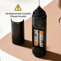 Mousseur à lait électrique portatif en plastique avec fouet en acier inoxydable, mélangeur de boissons, fonctionne sur piles, pour café, matcha, thé