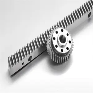 Mighty Standard Customized M1 M1.5 M2 M2.5 M3 M4 M5 M6 M8 Straight Helical Gear Rack and Pinion