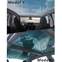 Pièces automobiles en verre de haute qualité Toit ouvrant de voiture électrique panoramique de luxe Verre automatique pour Tesla MODEL 3