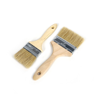 Pincel de pintura industrial personalizado con mango de madera y <span class=keywords><strong>cerdas</strong></span> de poliéster, 3 tamaños para pulido, garantía de 3 años, China - Product Image 2