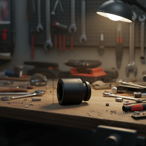 Llave de vaso para botas Martin 235 1M, 23 mm de profundidad, dimensión L B - Product Image 3