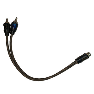 Cavi <span class=keywords><strong>RCA</strong></span> Audio per auto di produzione cinese con cavo <span class=keywords><strong>RCA</strong></span> con spina nera da <span class=keywords><strong>3</strong></span>.5mm 30CM - Product Image 4
