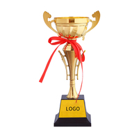 Nouveauté Prix d'usine Trophées et récompenses traditionnels en métal émaillé dur gravés au laser pour le football mondial