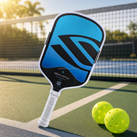 Raquette de pickleball Omni Gen5 thermoformée en fibre de carbone Toray T700 brute, surface texturée, noyau en mousse EPP