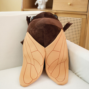 Peluche Animale - Compagno Confortante - Giocattolo in Peluche Ultra Morbido - 48cm Realistico 2 Colori Assortiti Cicadelle Realistiche - Product Image 6