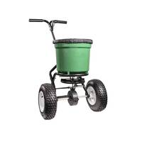 Engrais de semences Agent de fusion de la neige salée Épandeur d'engrais Heavy Duty Walk Behind Push Seeder Push Spreader
