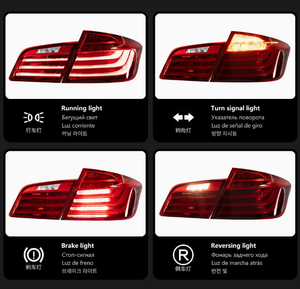 Nuevas Luces Intermitentes LED Transparentes de 6000K, 6000 Lúmenes, 36W, 12V, Garantía de 1 Año para Serie 5 F10 F18 2010-2017, Luces Traseras Plug and Play - Product Image 6