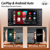 Autoradio Android 15 LELV pour VW Touareg 2004-2011 Transporter 2004-2009 8 cœurs 12+256G CarPlay sans fil Android Auto 4G LTE GPS