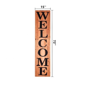 Agriturismo Stile Verticale Di Legno Segno di Benvenuto del commercio all'ingrosso di legno segni - Product Image 1