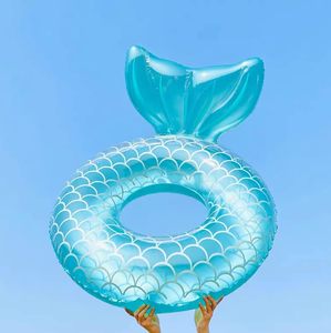 Sirène <span class=keywords><strong>piscine</strong></span> flottant fête d'été sirène anneaux de natation gonflables <span class=keywords><strong>piscine</strong></span> flotteur anneau d'eau - Product Image 2