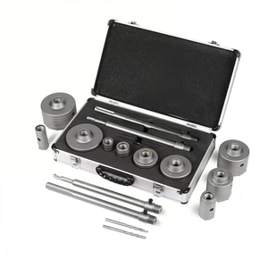 Set di 9 punte da trapano a tazza in acciaio ad alto tenore di carbonio con attacco <span class=keywords><strong>SDS</strong></span> Plus/Max, 300 mm, per fori su marmo da 30-100 mm, misura metrica, per foratura ad alta velocità - Product Image 4