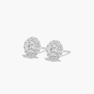 Classic Exclusive 925 Sterling Silver Moissanite Diamond Stud <b>Earrings</b> Luxury Women's <b>Fine</b> Jewelry Birthday Wedding Daily Style - Product Image 1